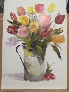 TULIPS IN A JUG