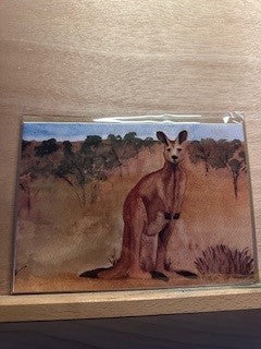 BUSH KANGAROO CARD