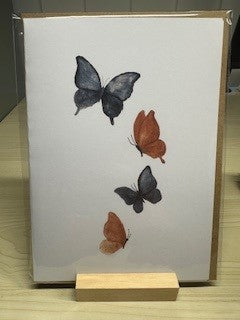 DARK BLUE BUTTERFLIES